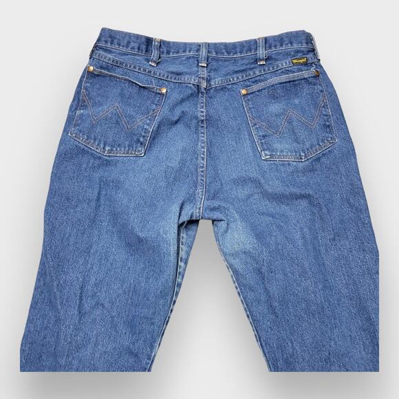 Wrangler Cowboy Cut Original Fit Heavyweight Vintage Men Jeans 38(36)x34(33) - Picture 8 of 11
